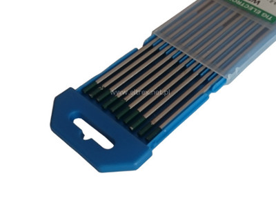 Elektrody tig wolframowe zielone