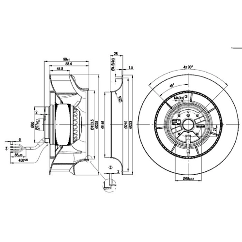 Wentylator EBM R2 E225 do spawarki