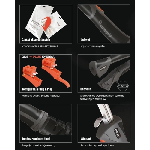 Uchwyt spawalniczy mig/mag Parker Suregrip Ergo 1500 Flex 3m