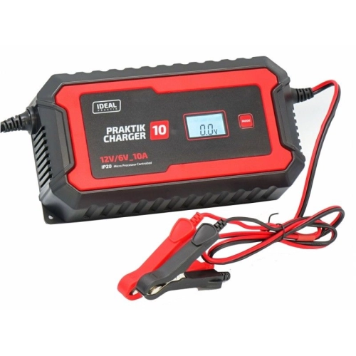 Prostownik samochodowy 6/12V Ideal Praktik Charger 10 LCD 6/12V