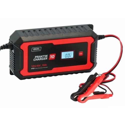 Prostownik samochodowy 6/12V Ideal Praktik Charger 10 LCD 6/12V