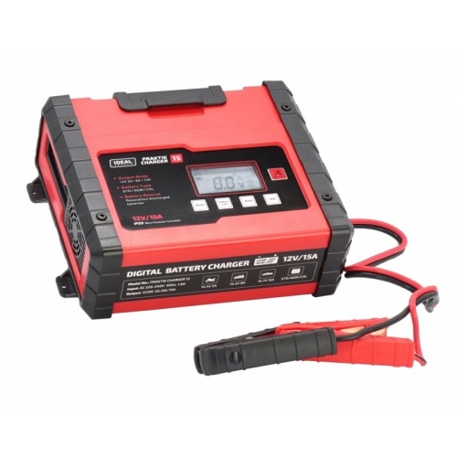 Prostownik samochodowy 12V Ideal Praktik Charger 15 LCD 12V
