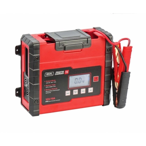 Prostownik samochodowy 12V Ideal Praktik Charger 15 LCD 12V