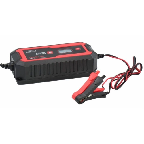 Prostownik samochodowy 6/12V Ideal Praktik Charger 8 LCD 6/12V