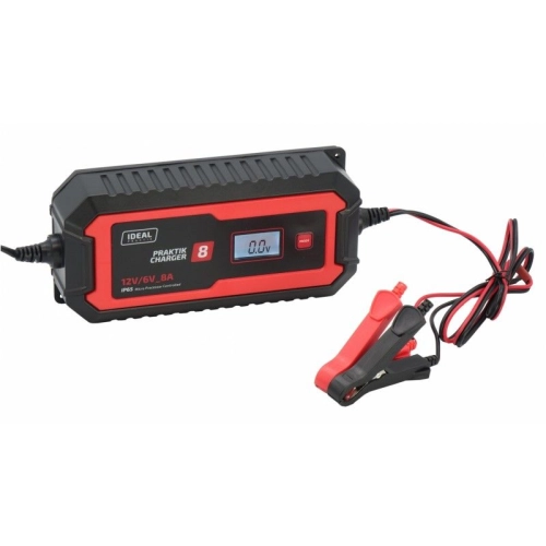 Prostownik samochodowy 6/12V Ideal Praktik Charger 8 LCD 6/12V
