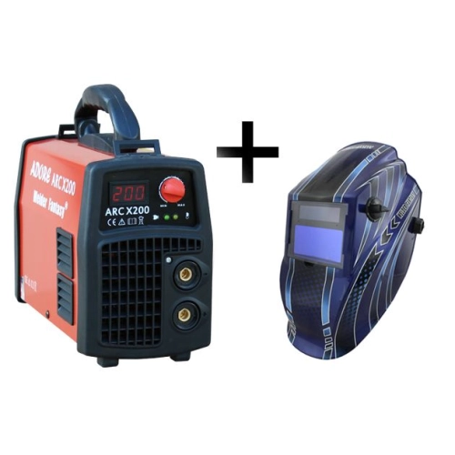 Spawarka MMA Welder Fantasy ADORE X200 IGBT + przyłbica TECMEN T-700