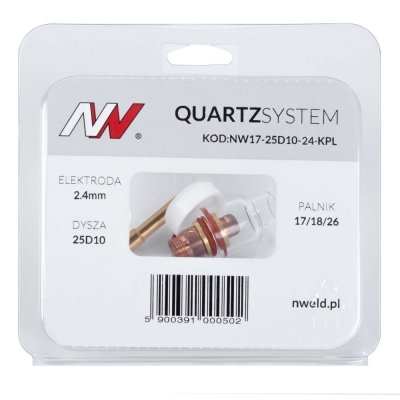 Zestaw części QUARTZSystem – wersja krótka 17/18/26 [na elektrodę 2.4mm]