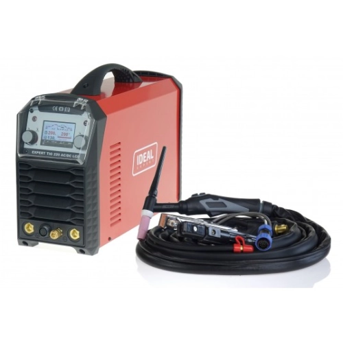 Spawarka inwertorowa TIG Ideal Expert TIG 220 AC/DC PULSE LCD