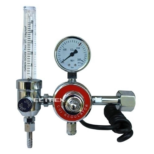Reduktor butlowy Argon/CO2 CH-258 z podgrzewaczem 36V i rotametrem